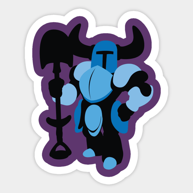 Shovel Knight - Sunset Shores Sticker by Kevandre